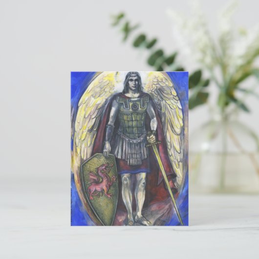 Archangel Michael, 3 - Postcard Briefkaart (Staand voorkant)