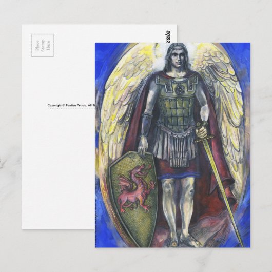 Archangel Michael, 3 - Postcard Briefkaart (Voorkant / Achterkant)