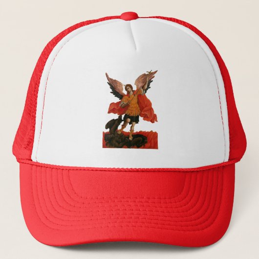 Archangel Michael 3 Trucker Hat Pet (Voorkant)