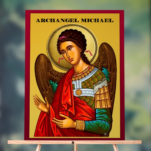 Archangel Michael Acryl Bord (Neutraal)