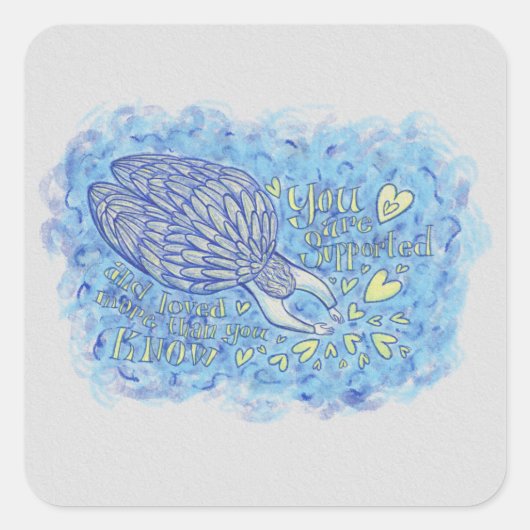 Archangel Michael Art Custom Decal Stickers (Voorkant)