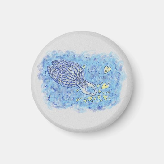 Archangel Michael Art Custom Fridge Magnet (Voorkant)