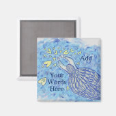 Archangel Michael Art Custom Fridge Magnets Magneet (Voorkant / Achterkant)