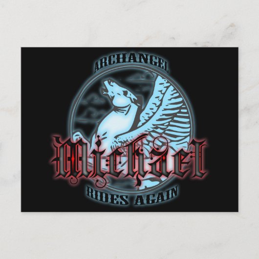 Archangel Michael Briefkaart (Voorkant)