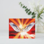 Archangel Michael Briefkaart (Staand voorkant)