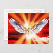 Archangel Michael Briefkaart (Voorkant / Achterkant)