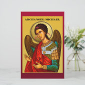 Archangel Michael Briefpapier (Staand voorkant)