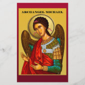 Archangel Michael Briefpapier (Voorkant)