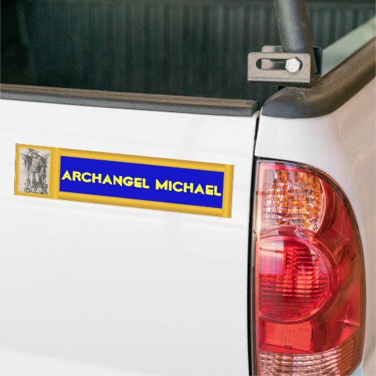 Archangel Michael bumper stcker Bumpersticker (Op Truck)