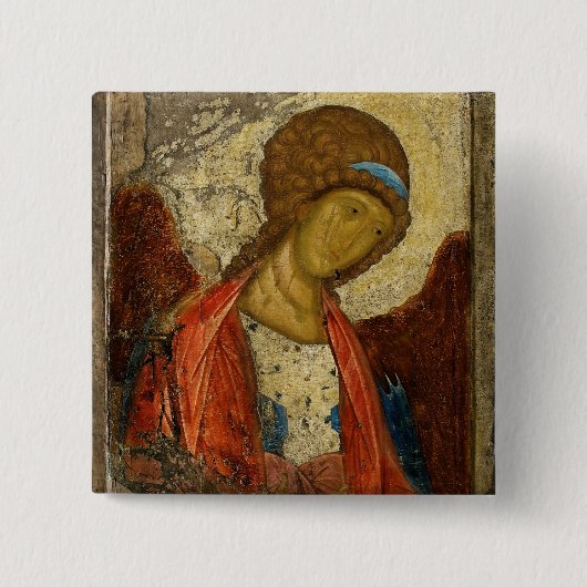 Archangel Michael c1414 Vierkante Button 5,1 Cm (Voorkant)
