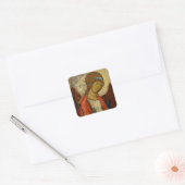 Archangel Michael c1414 Vierkante Sticker (Envelop)