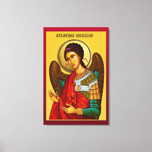 Archangel Michael Canvas Afdruk