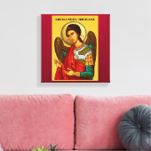 Archangel Michael Canvas Afdruk (Insitu (Woonkamer))