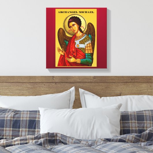 Archangel Michael Canvas Afdruk (Insitu (Slaapkamer))