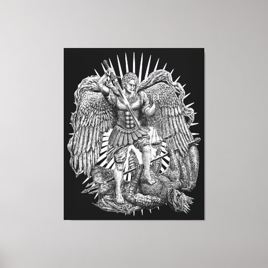Archangel Michael Canvas Afdruk (Voorkant)