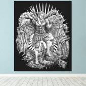 Archangel Michael Canvas Afdruk (Insitu (Houten vloer))