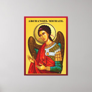 Archangel Michael Canvas Afdruk