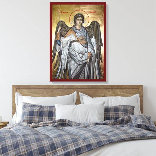Archangel Michael Canvas Afdruk (Insitu (Slaapkamer))