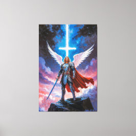 Archangel Michael Canvas Afdruk