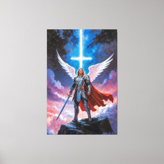 Archangel Michael Canvas Afdruk (Voorkant)