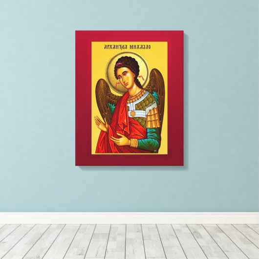 Archangel Michael Canvas Afdruk