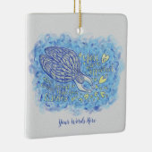 Archangel Michael Custom Holiday Gift Ornament (Rechts)