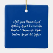 Archangel Michael Custom Holiday Gift Ornament (Achterkant)