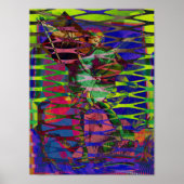 Archangel Michael Defeats Satan MSG Optik Grid Poster (Voorkant)