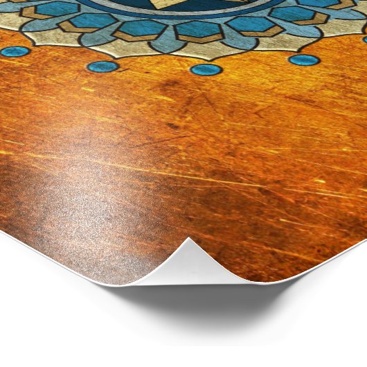 Archangel Michael Foto Afdruk (Hoek)