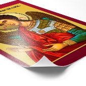 Archangel Michael Foto Afdruk (Hoek)