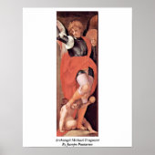 Archangel Michael Fragment van Jacopo Pontormo Poster (Voorkant)