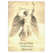 Archangel Michael geel klembord (Achterkant)
