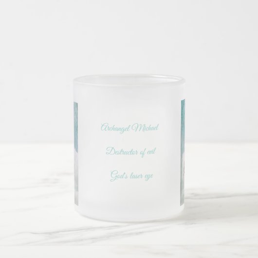 Archangel Michael God's laseroog, bevroren mok (Center)