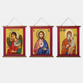 Archangel Michael Hangend Wandkleed