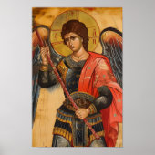 Archangel Michael Icon Poster (Voorkant)