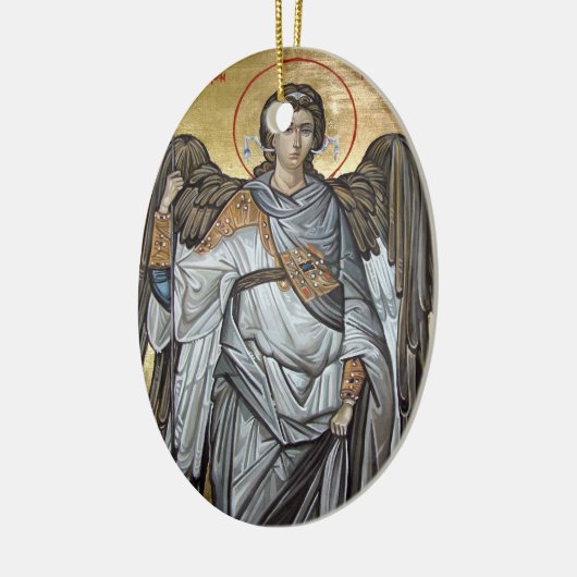 Archangel Michael Keramisch Ornament (Links)