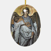 Archangel Michael Keramisch Ornament (Voorkant)