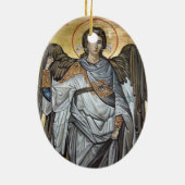 Archangel Michael Keramisch Ornament (Achterkant)