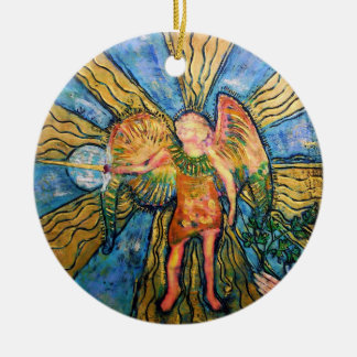 Archangel Michael Kerstornament Keramisch Ornament