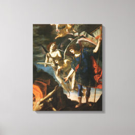 Archangel Michael levert zielen aan het ziekenhuis Canvas Afdruk