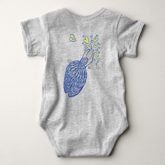 Archangel Michael Love & Support Baby Bodysuit (Achterkant)