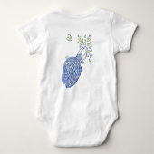Archangel Michael Love & Support Baby Bodysuit-pak Romper (Achterkant)