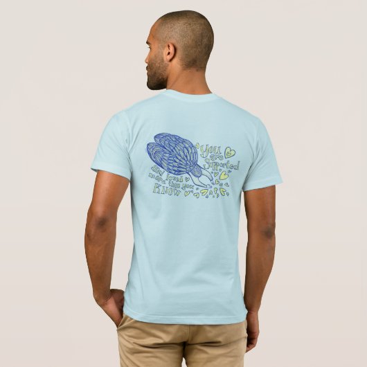 Archangel Michael Love & Support Custom T-Shirts (Achterkant volledig)