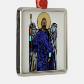 Archangel Michael Metalen Ornament (Rechts)