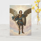Archangel Michael Painting Angel Michael Kaart (Gele Bloem)