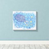 Archangel Michael Painting Wrapped Canvas Art (Insitu (Houten vloer))