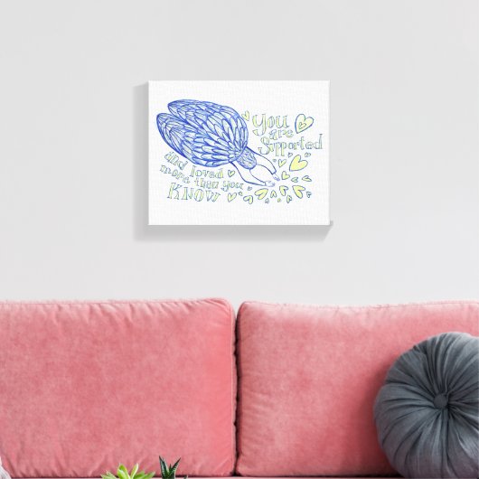 Archangel Michael Painting Wrapped Canvas Art (Insitu (Woonkamer))