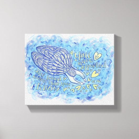 Archangel Michael Painting Wrapped Canvas Art Afdruk (Voorkant)