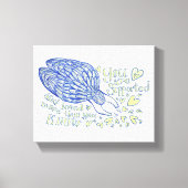 Archangel Michael Painting Wrapped Canvas Art Afdruk (Voorkant)