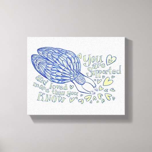 Archangel Michael Painting Wrapped Canvas Art Afdruk (Voorkant)